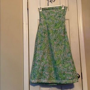 Lilly strapless dress